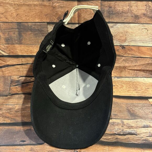 Dublin Michigan The Jerky Place Hat Cap Black Adjustable Flame Cobra Headwear - Picture 6 of 7